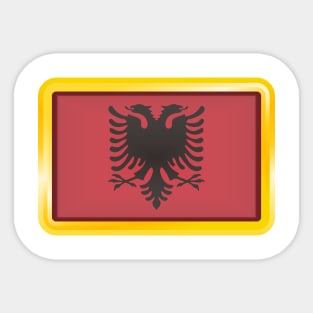 Country Flag of Albania Sticker